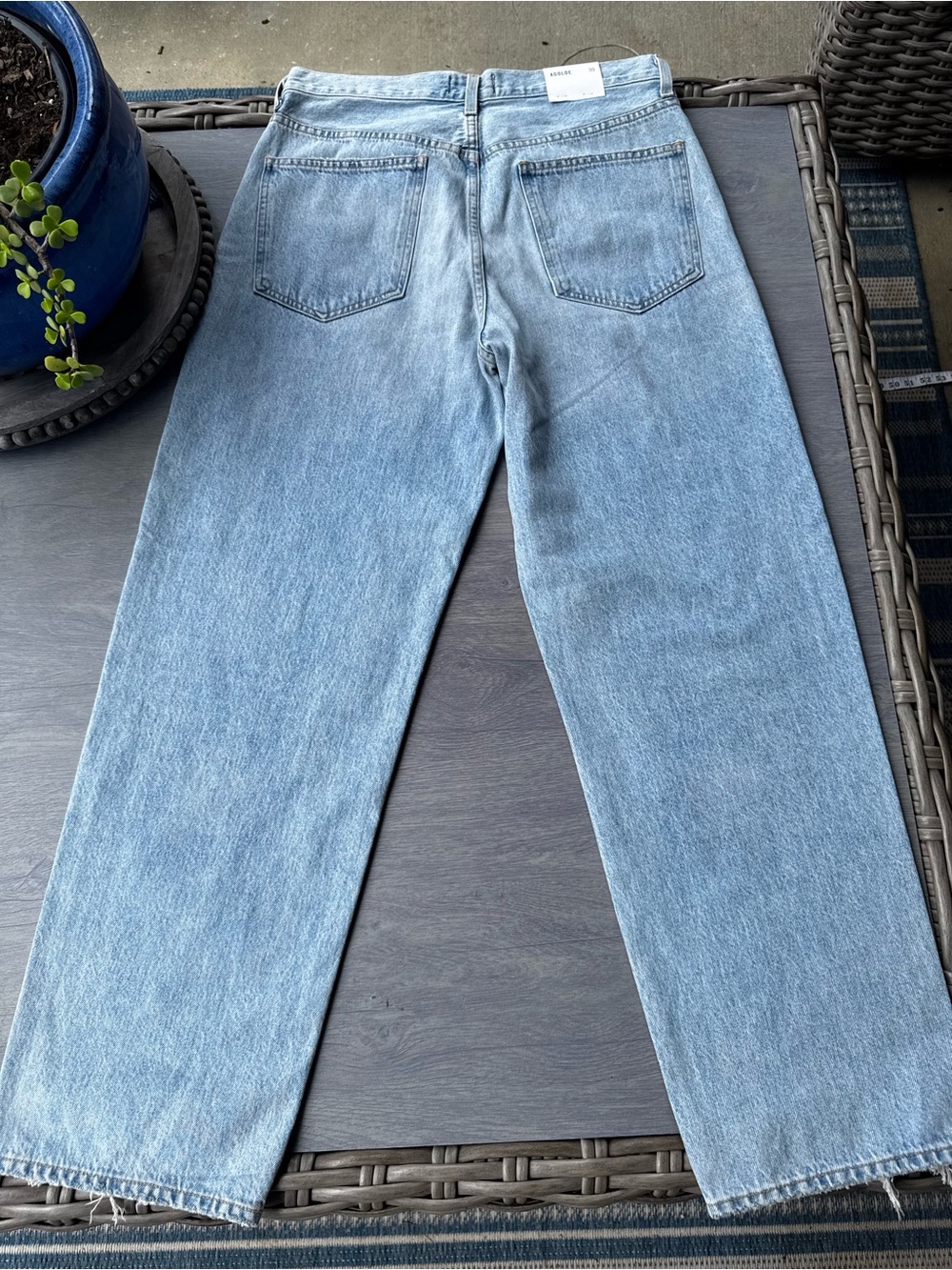 Agolde Criss Cross Upsized Jean - NWT - Picture 8 of 10